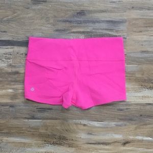 Womens Lululemon Run Align Shorts Pink Size 8